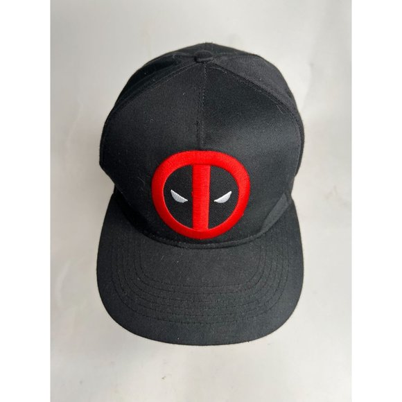 Marvel Dead Pool Cap  OS Adjustable Black - Picture 6 of 14